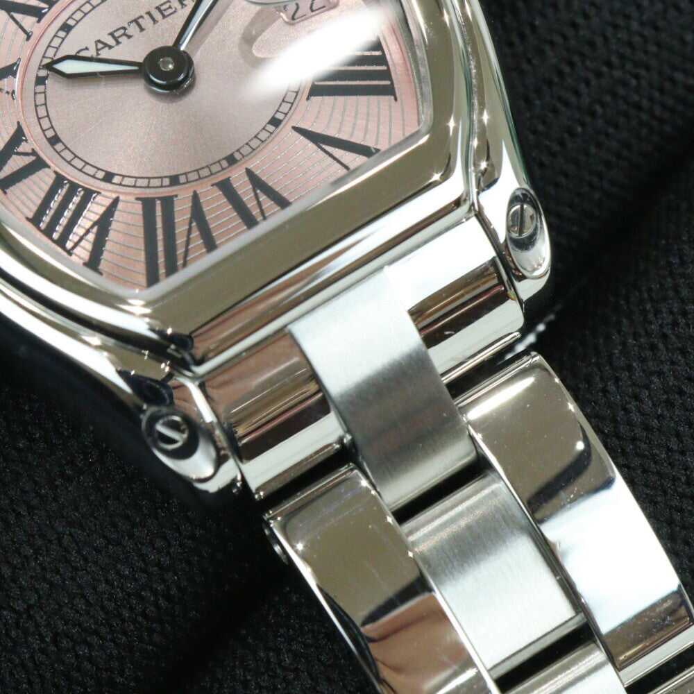 Cartier Mini Roadster W62017V3 Pink Case: 32.3Mm Ladies Used Watch #11421