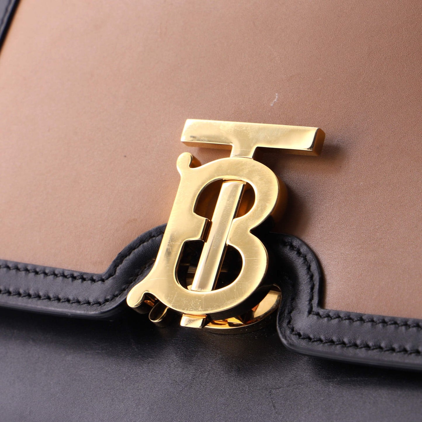 Burberry Tb Flap Bag Leather Small