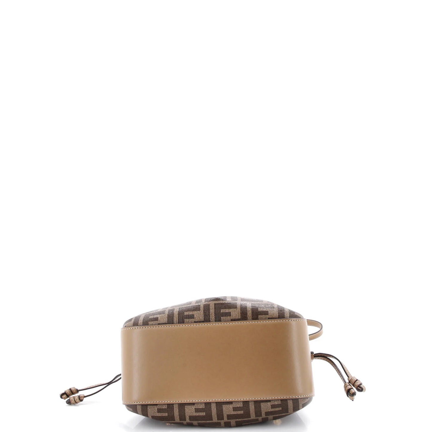 Fendi Pomodorino Bucket Bag Zucca Coated Canvas Mini
