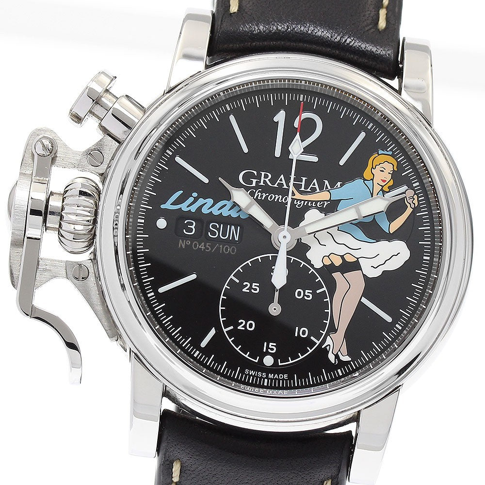 Graham Ronofighter Vtg Nose Art Linda 2Cvas.B27A.L138F