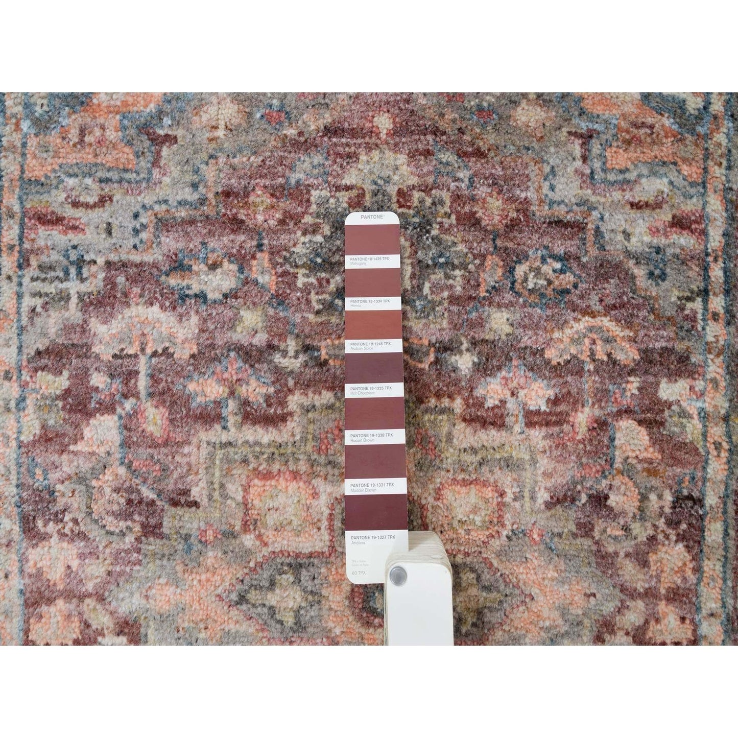 2'8"X21'10" Cordovan Red Extra Soft Wool Pile Hand Knotted Xl Runner Rug
