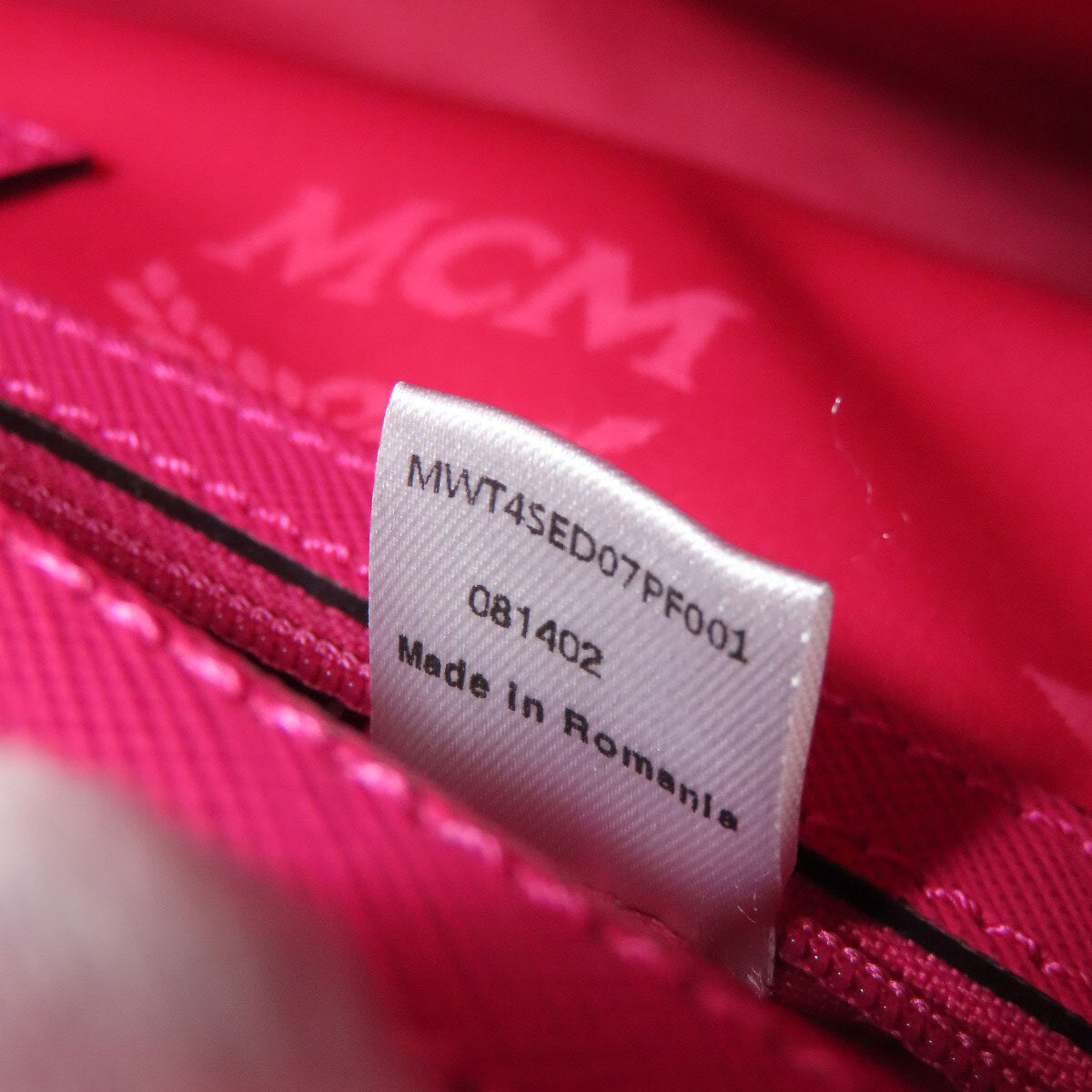 MCM Tote Bag Logo 2WAY Leather