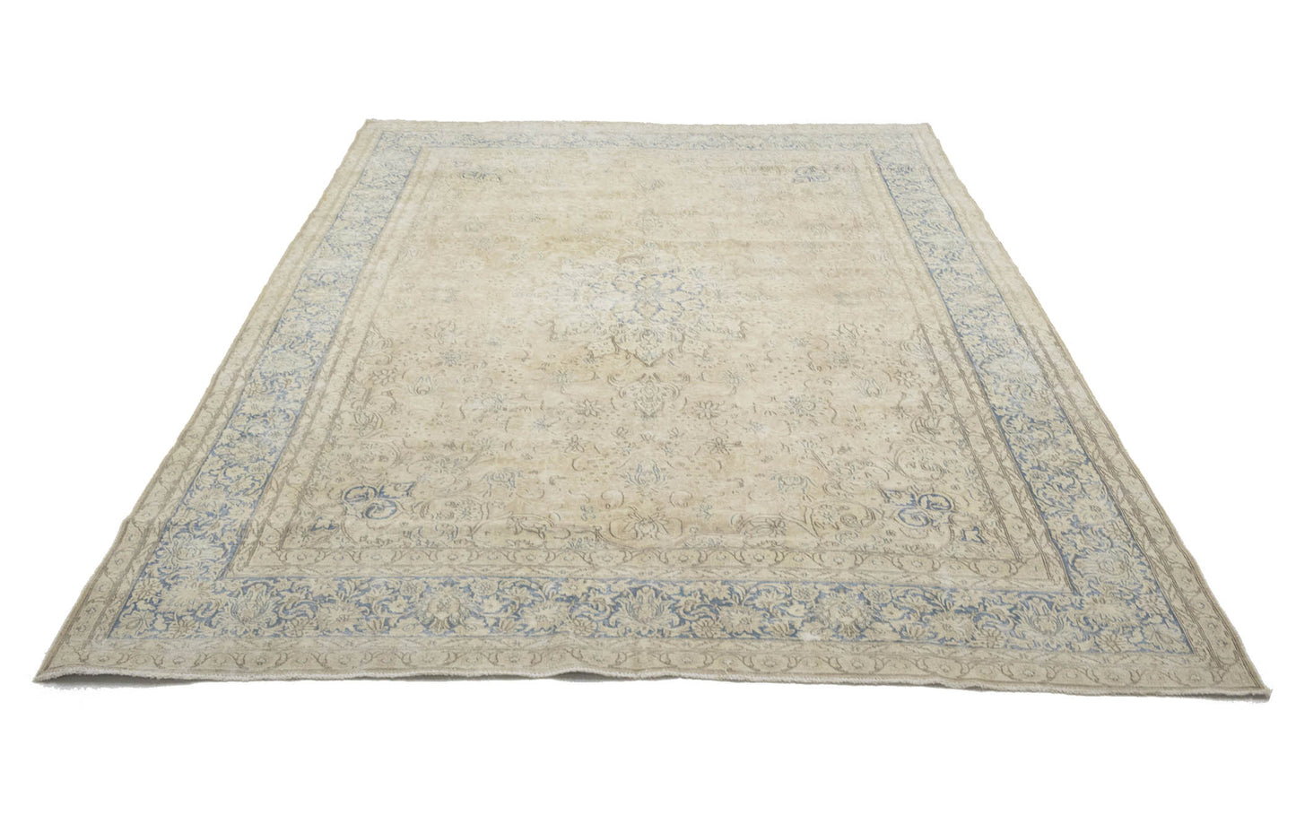 10X13 Ft Antique Distressed Vintage Oriental Rug