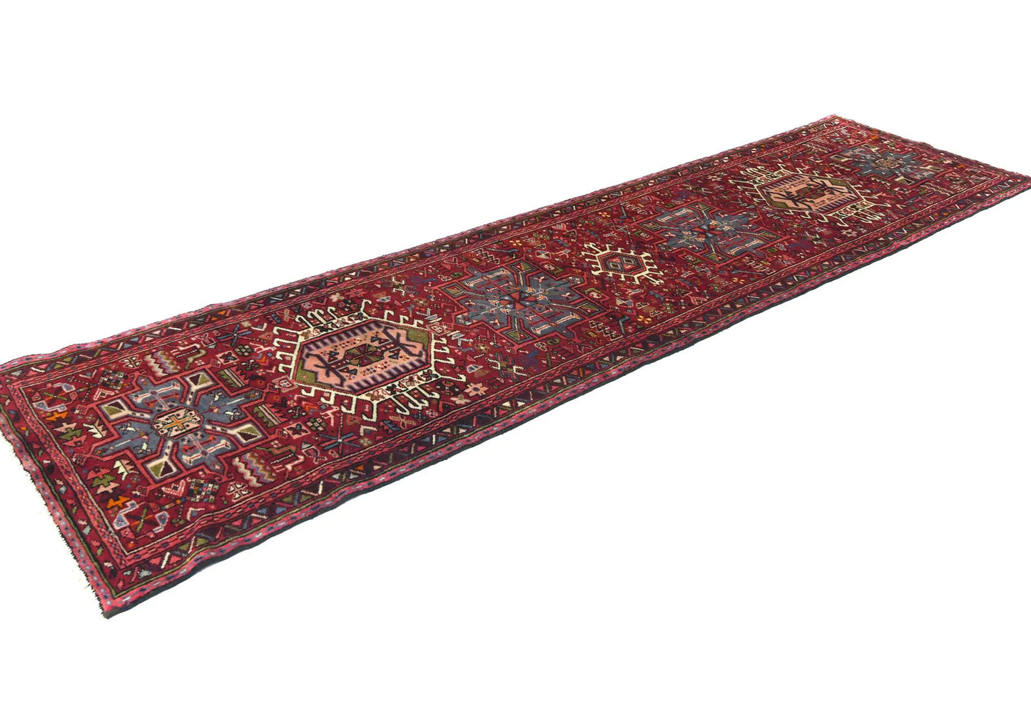 Tribal Vintage Oriental Runner Rug Farmho Hallway