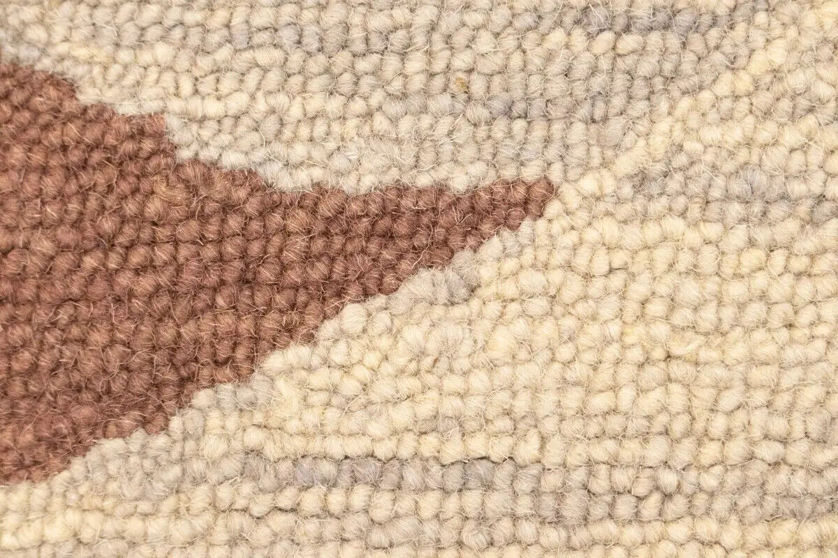 Rare Abstract Style Hand-Tufted Rug Foyer Size