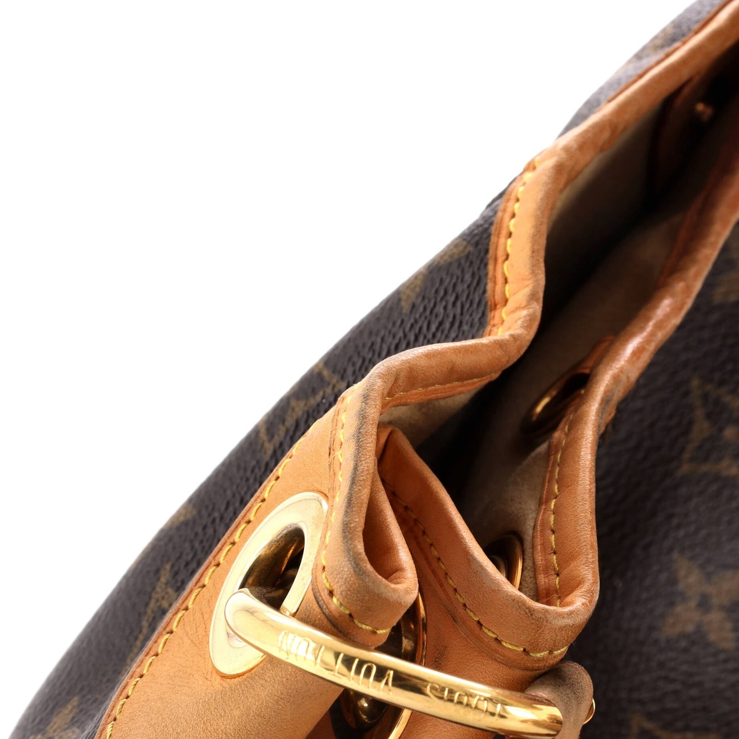 Louis Vuitton Galliera Handbag Monogram Canvas Pm
