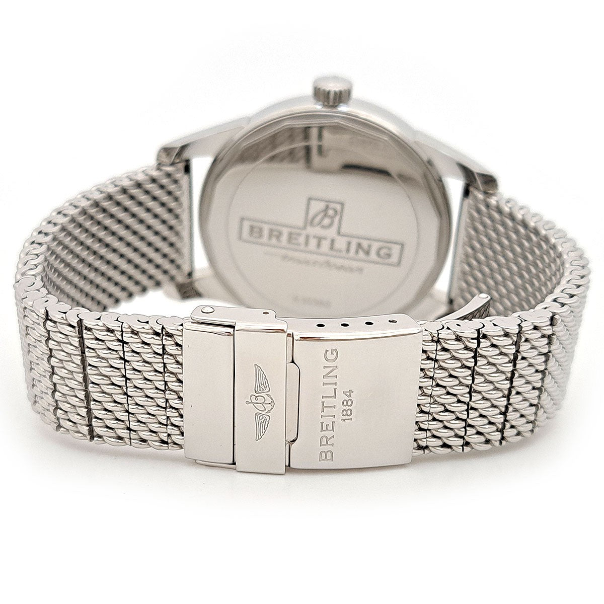 Breitling Transocean A10360 Silver Case Size 43Mm Men'S Used Watch #61016