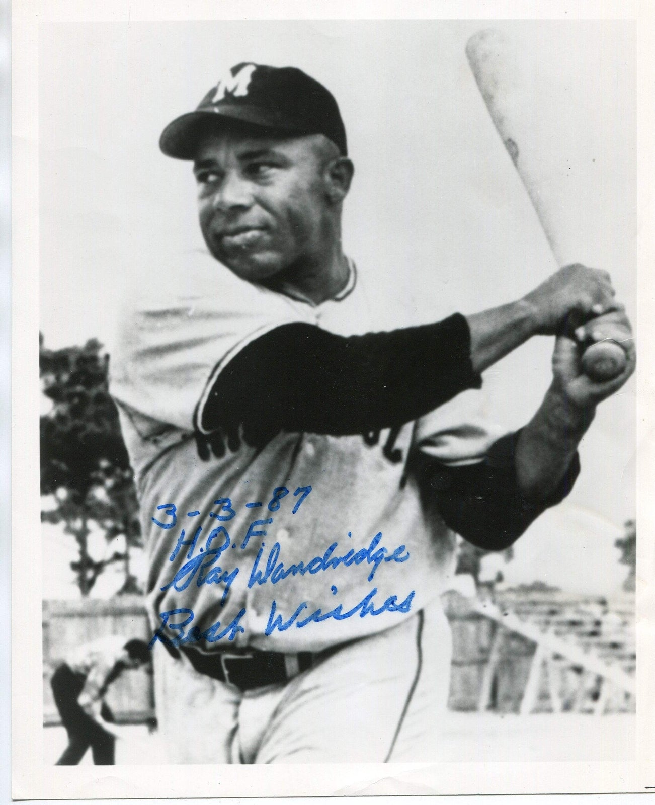 Ray Dandridge Autographed 8X10 Baseball Photo