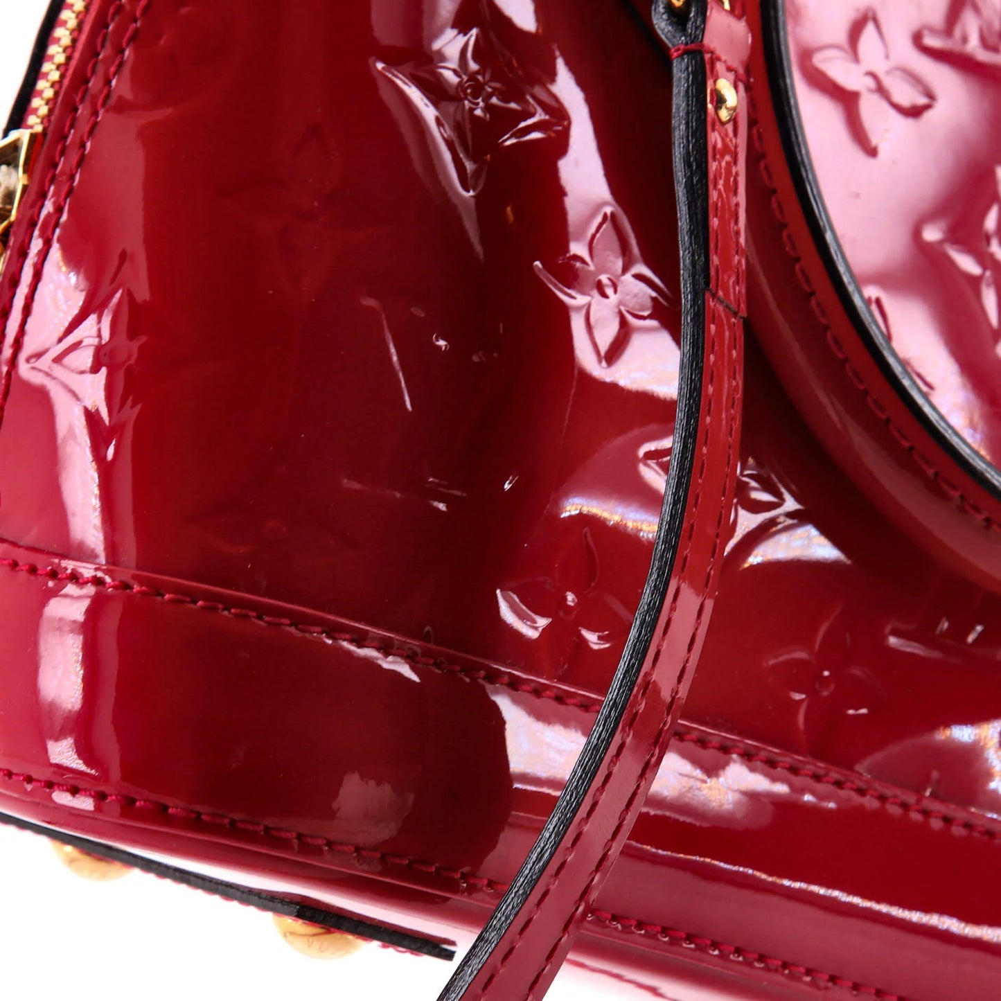 Louis Vuitton Alma Handbag Monogram Vernis Bb