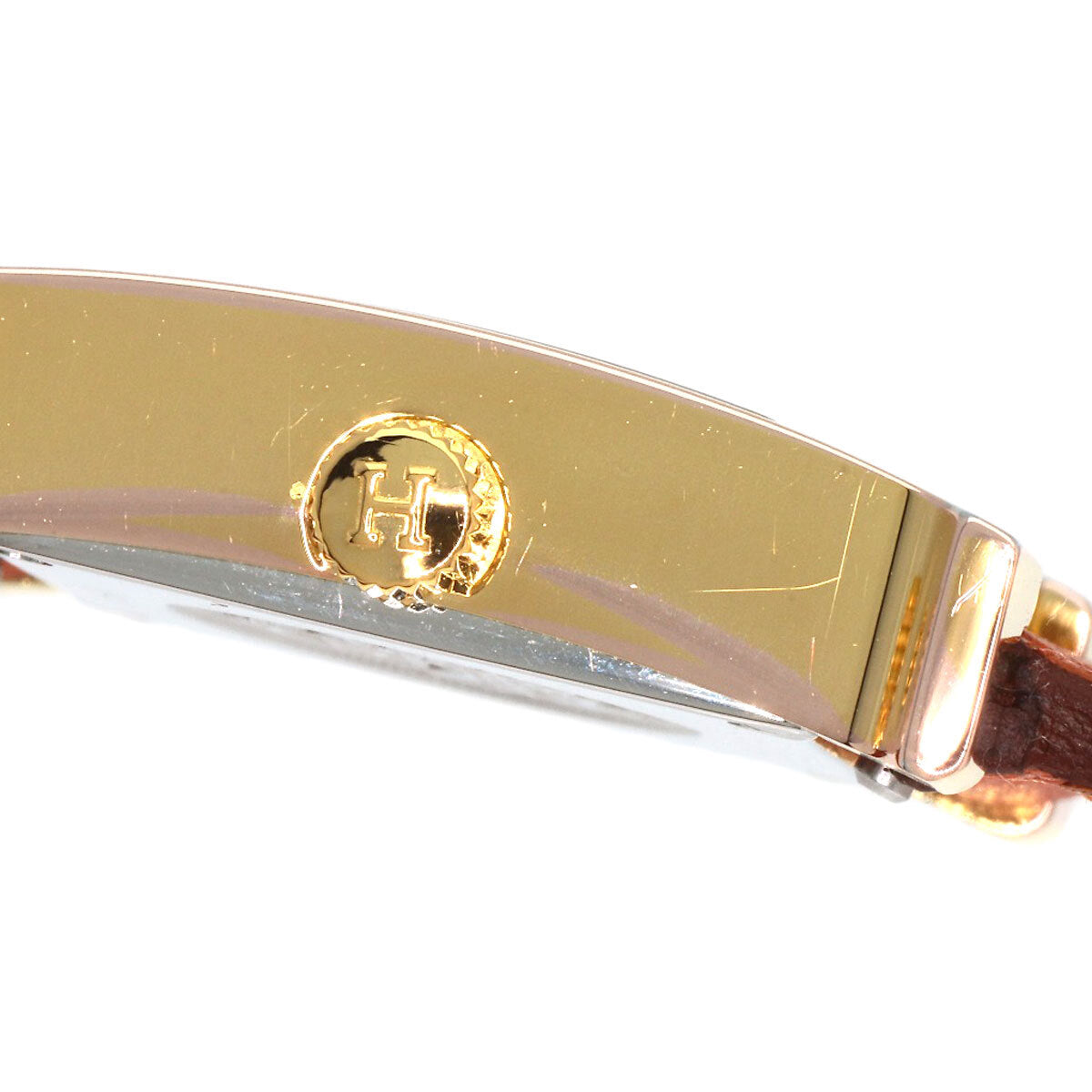 Hermes H Watch Mini Watches Hh1.101 Pgp/Leather