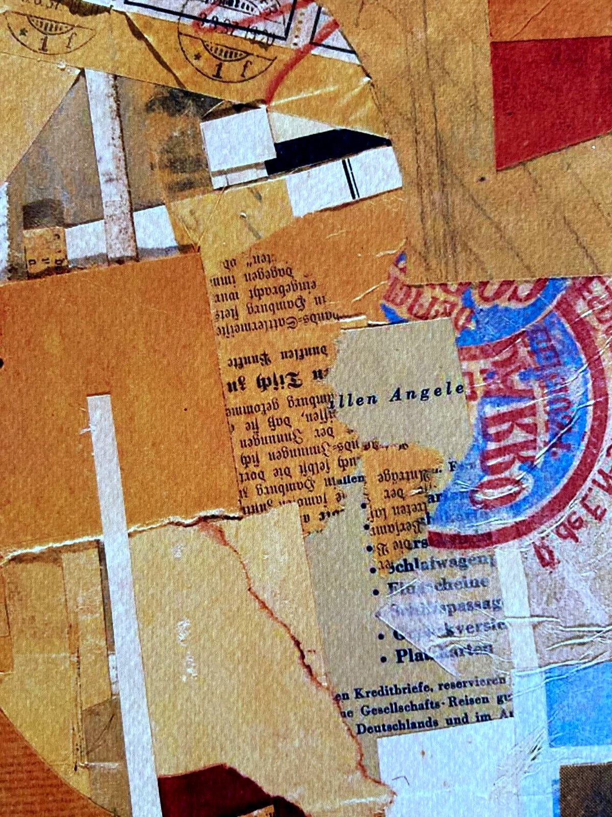 Kurt Schwitters Lithograph 1980