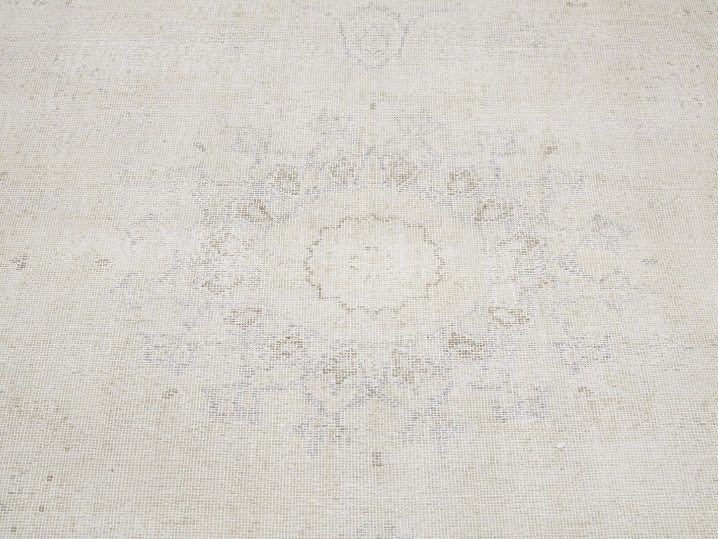 Antique Distressed Vintage Oriental Rug Muted