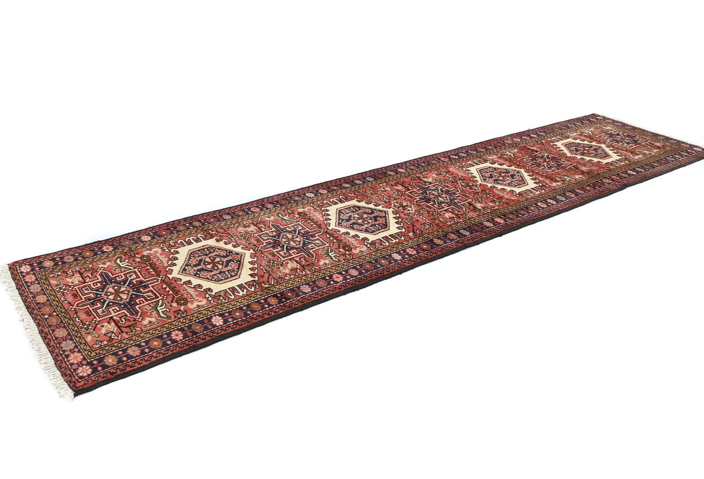 Vintage Tribal Narrow Oriental Runner Rug Kitchen