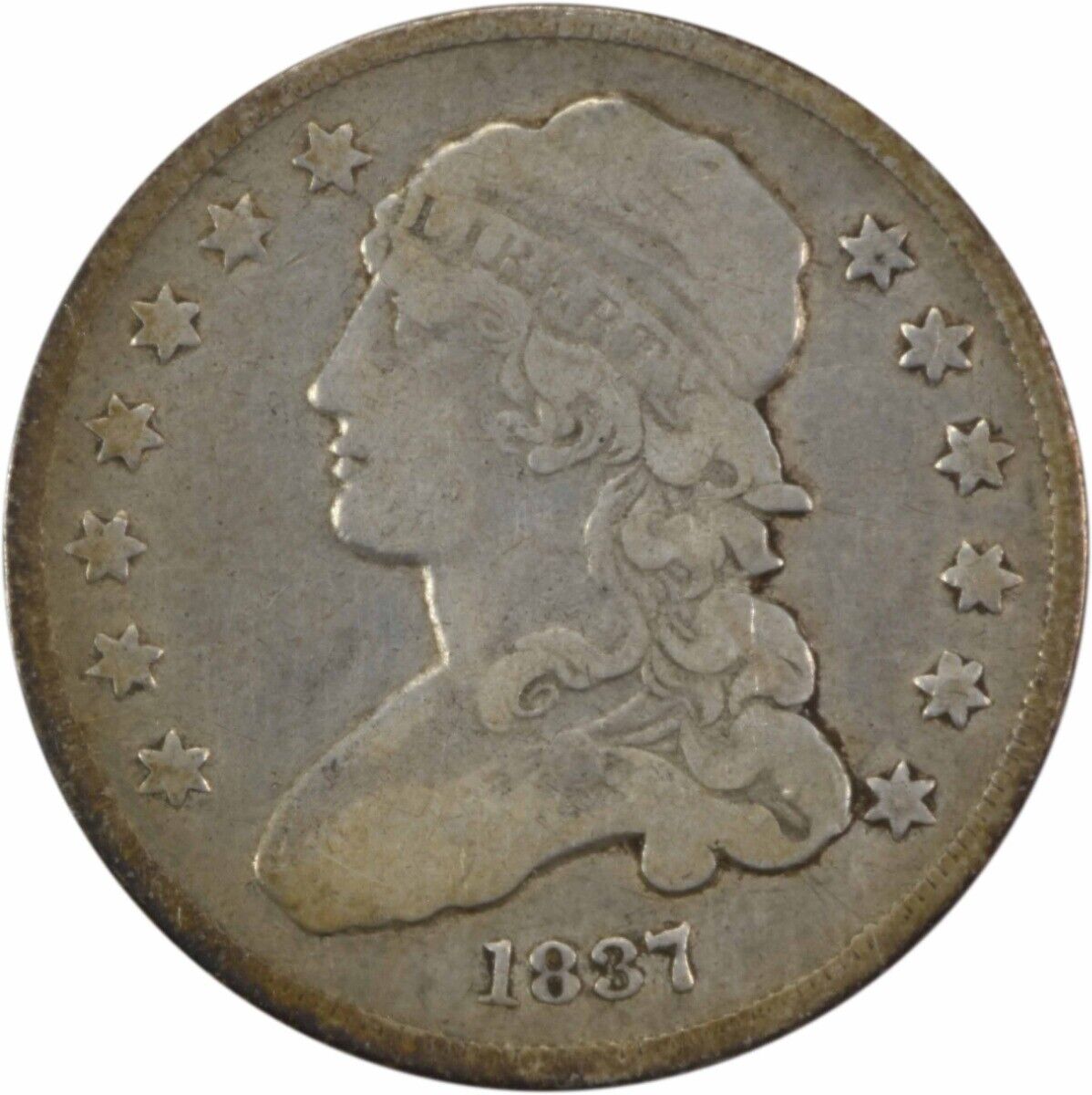 1837 Bust Silver Quarter VF Uncertified #540