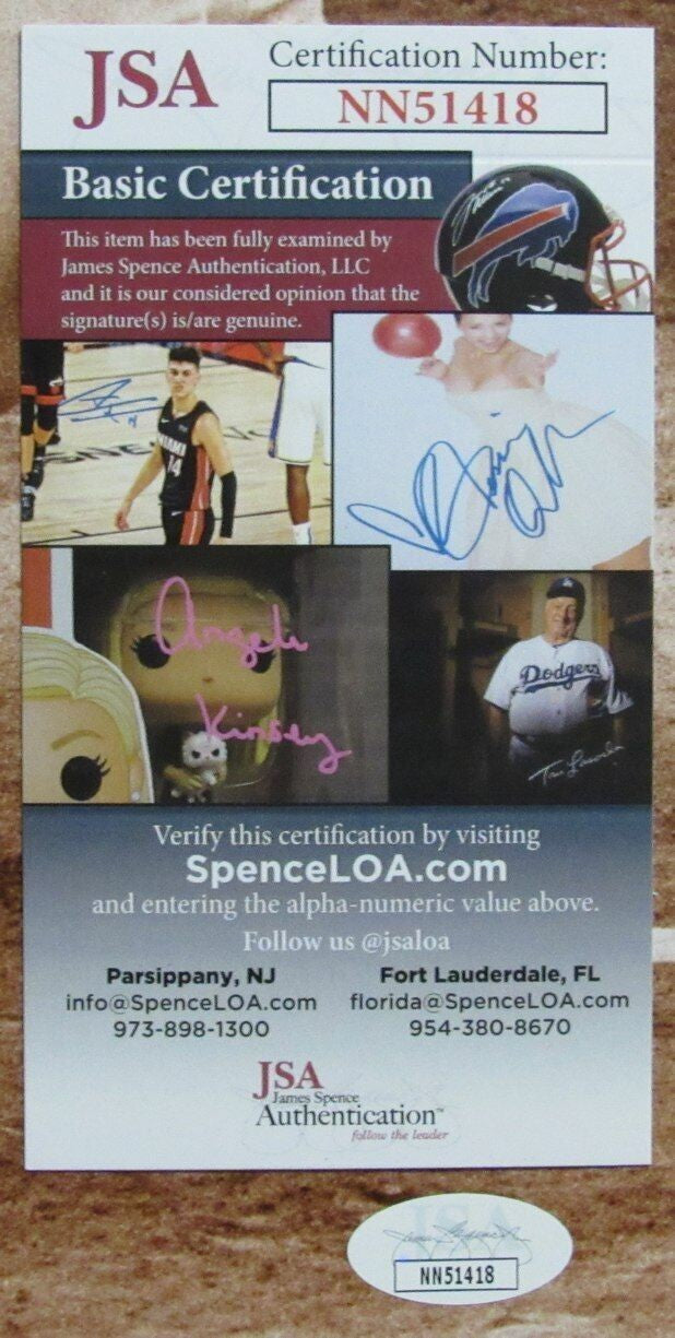 Hank Aaron Hof Autographed 11X14 Photo Atlanta Braves Jsa 180014