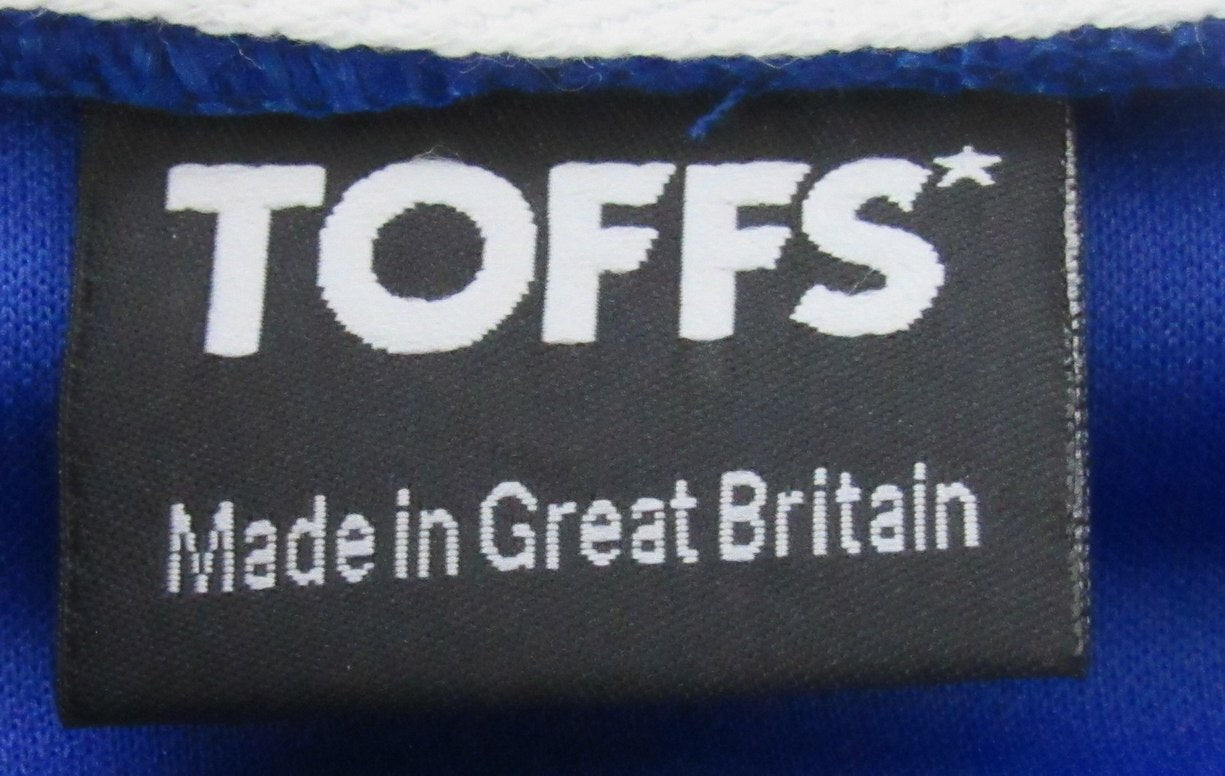 Roberto Baggio Signed Blue Italy Toffs Soccer