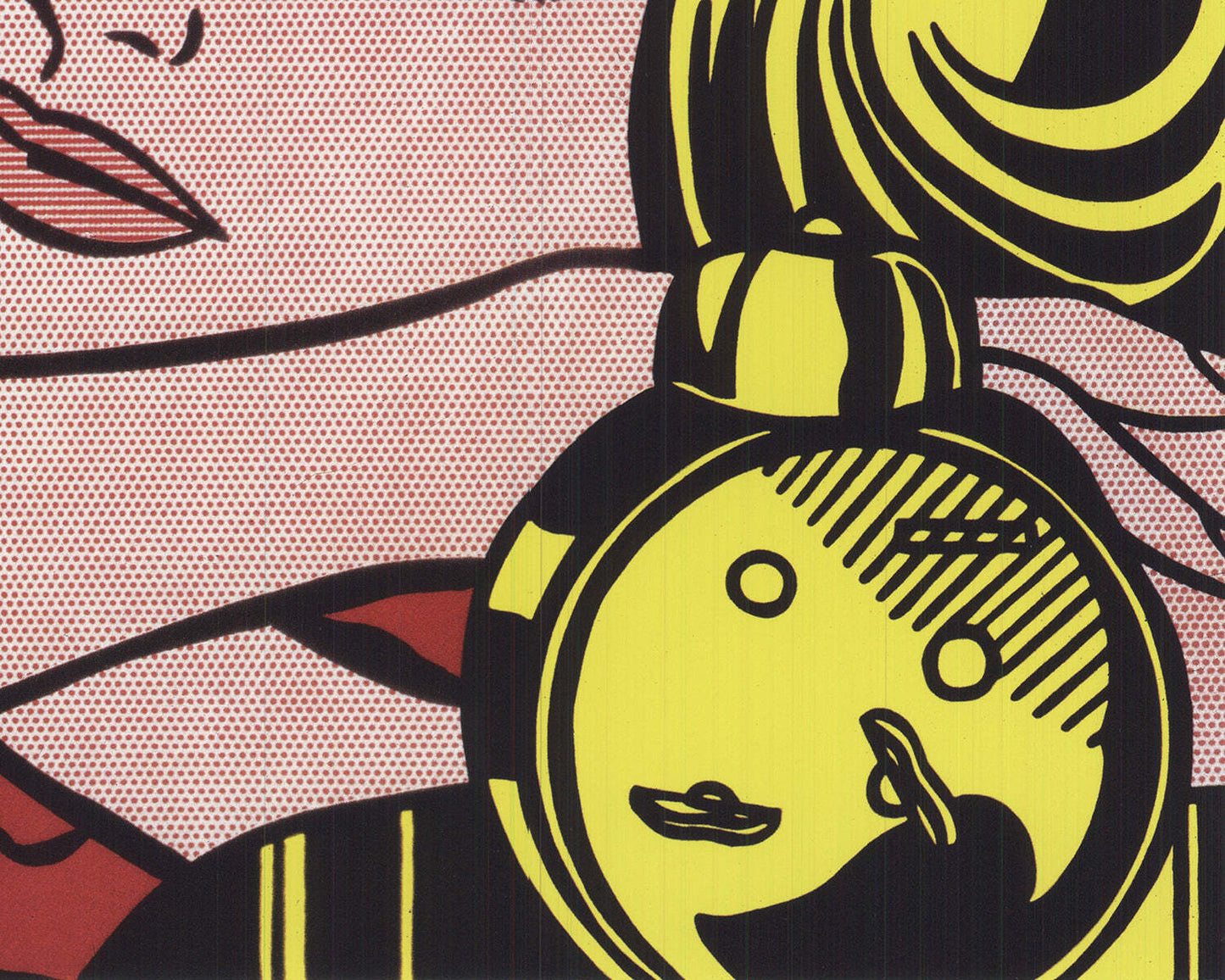 Roy Lichtenstein Blonde Waiting " Poster Pop Art
