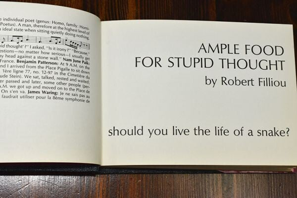 Robert Filliou Ample Food For Stupid Thought 1965