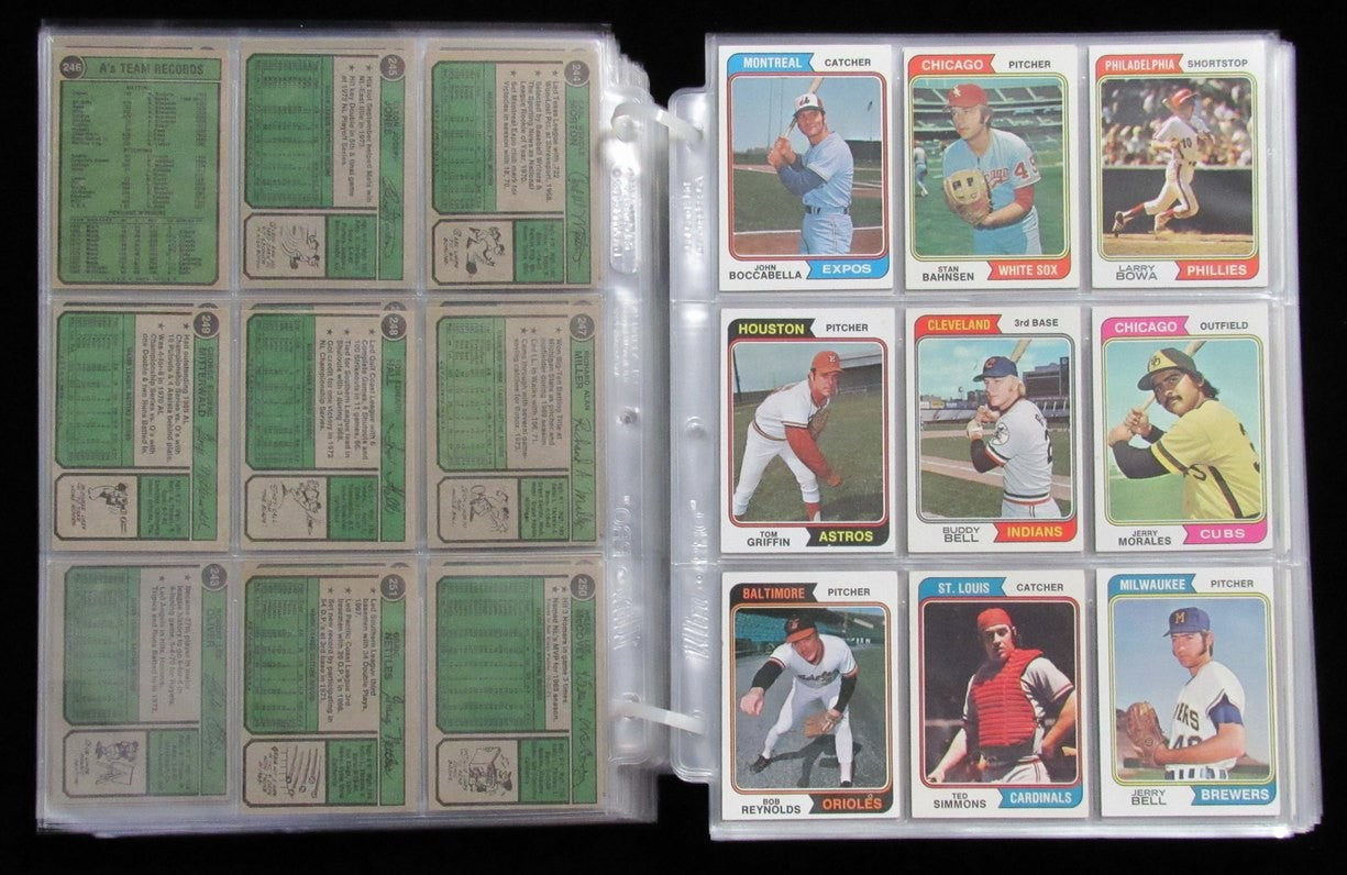 1974 Topps Baseball Complete Set +Traded & Team Checklist Set Winfield Rc 189318
