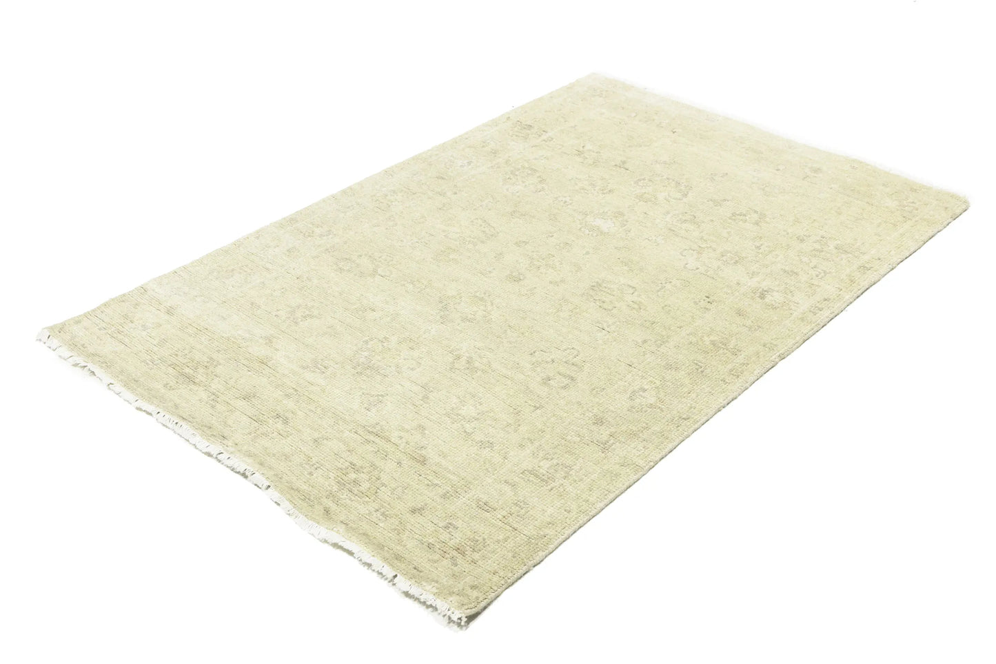 4X6 Ft Transitional Oriental Rug Floral Design