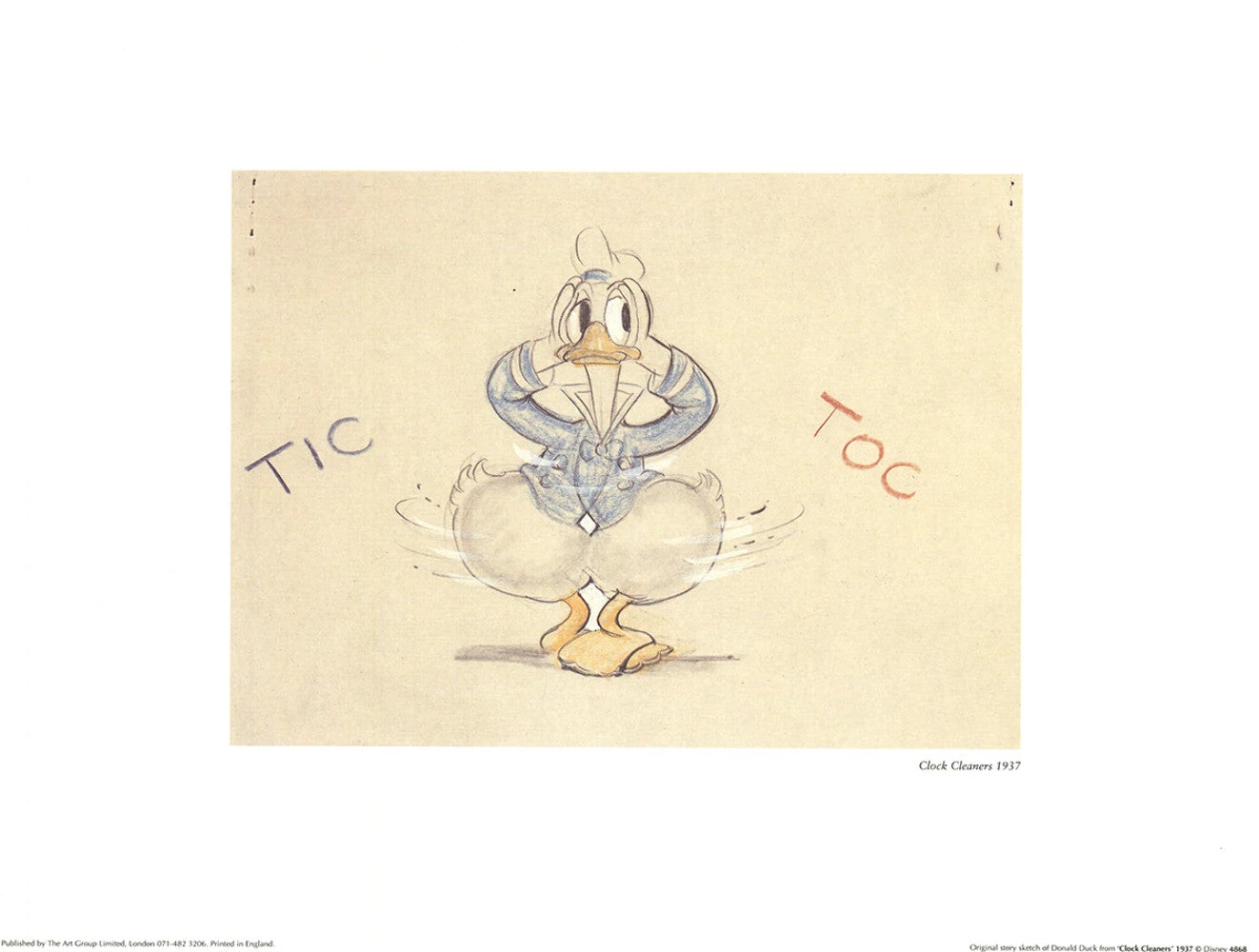Disney Walt Disney'S Clock Cleaners " Poster Contemporary