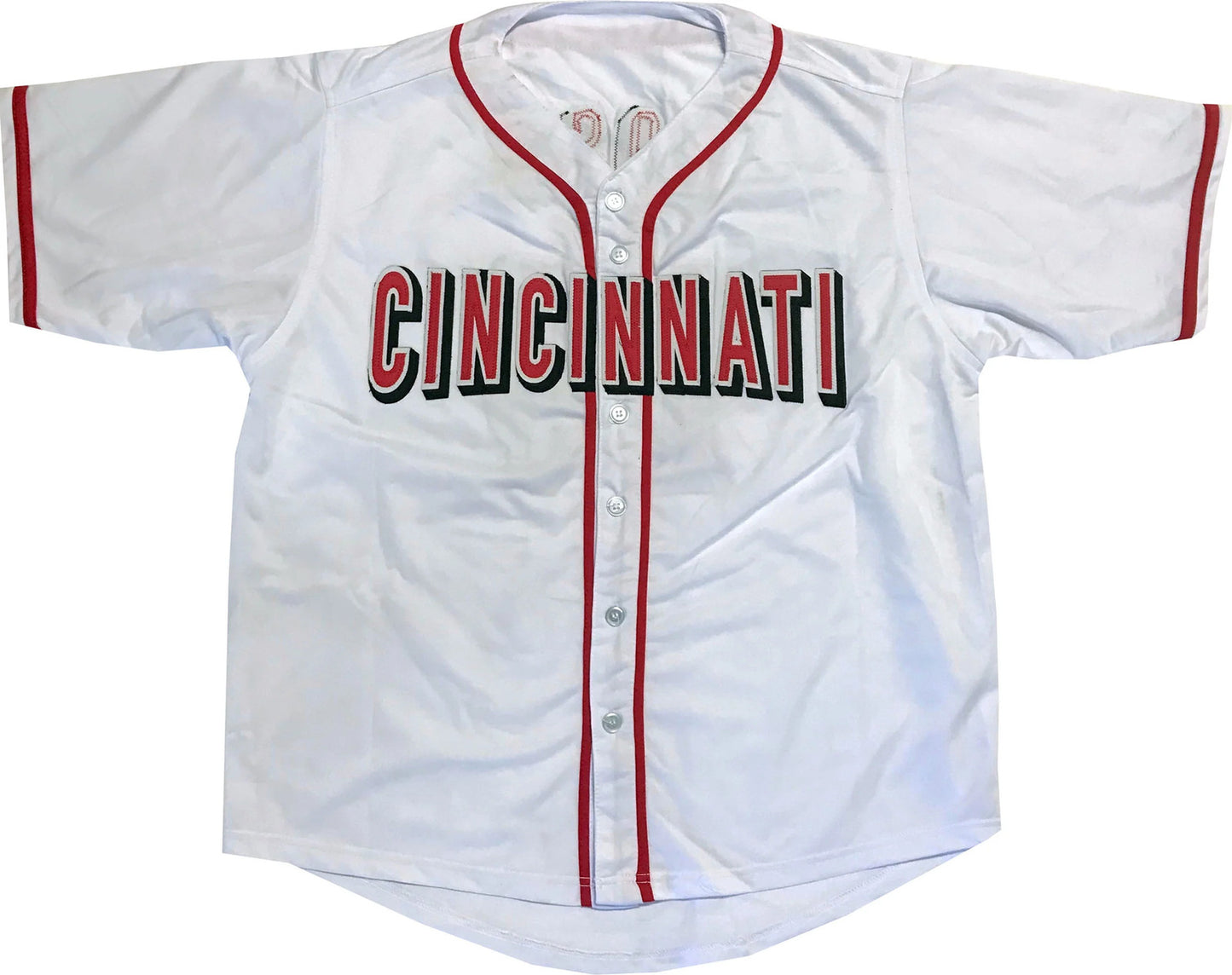 Pete Rose "4256" Autographed Cincinnati Reds Jersey (Fiterman)