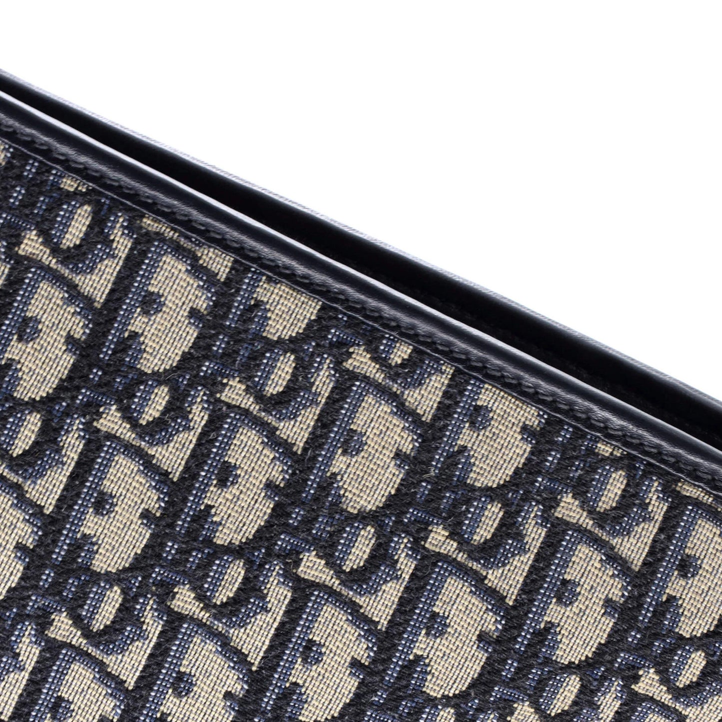 Christian Dior 30 Montaigne Zip Pouch Oblique Canvas Medium