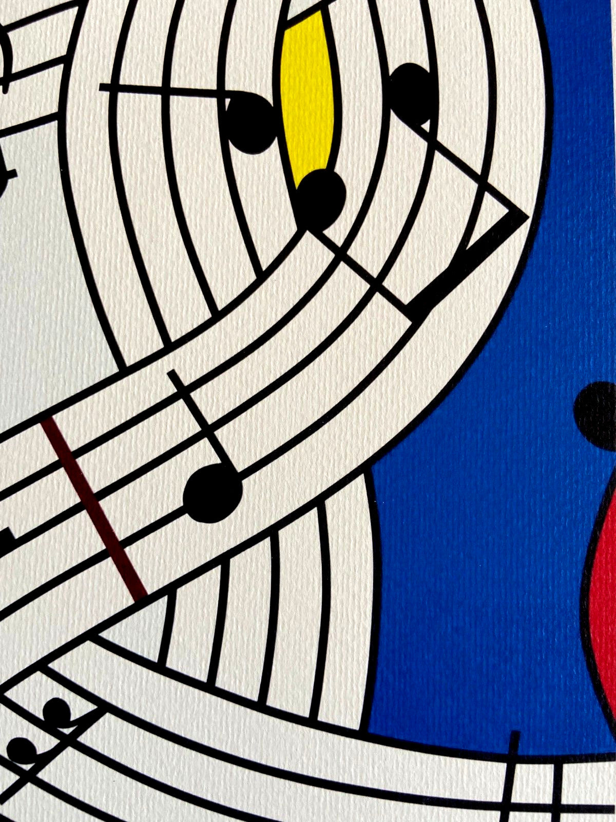 Roy Lichtenstein Lithograph Coa E Firmata
