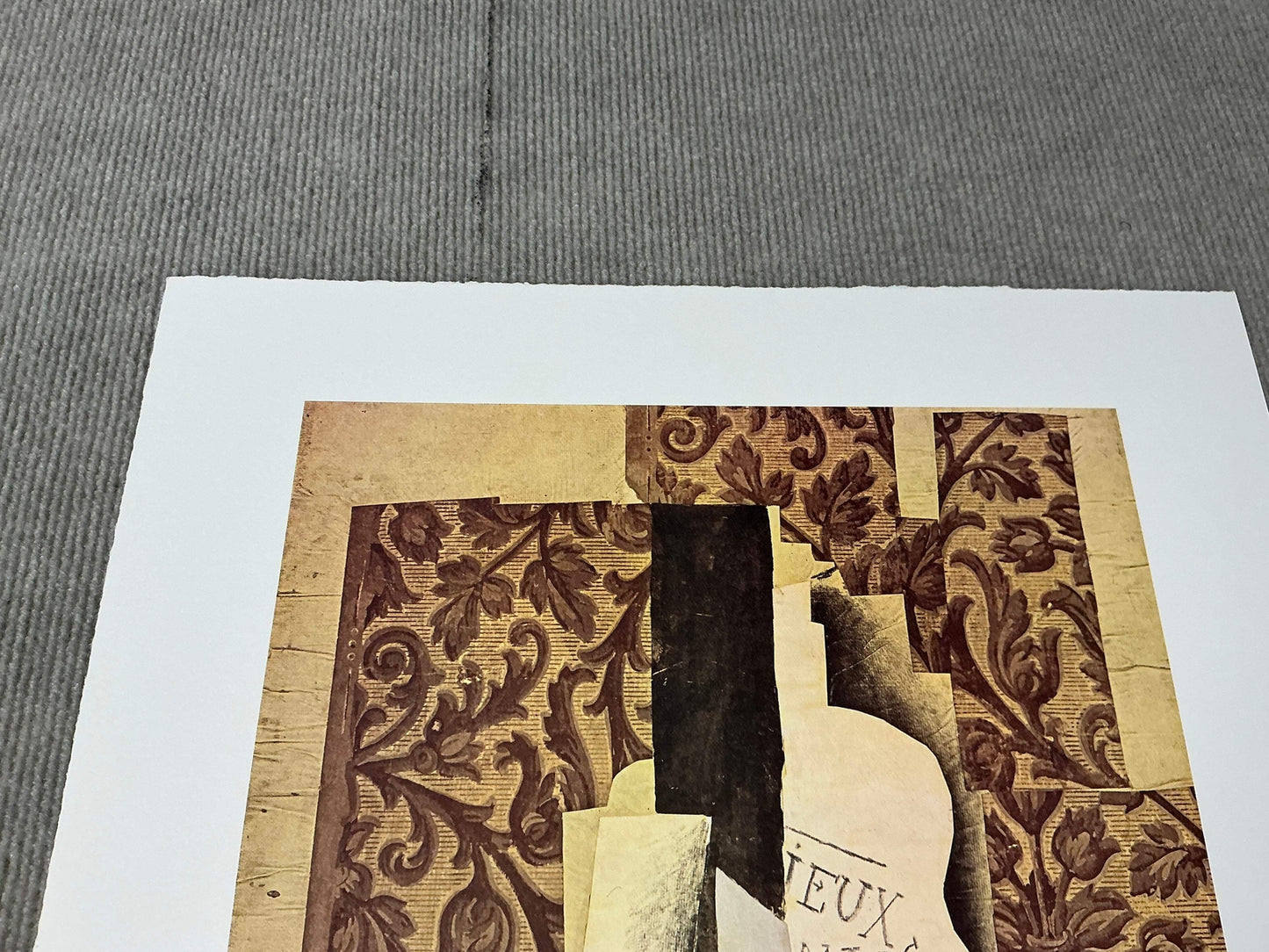 Pablo Picasso Still Life, Bottle And Glass " Offset Lithograph 199