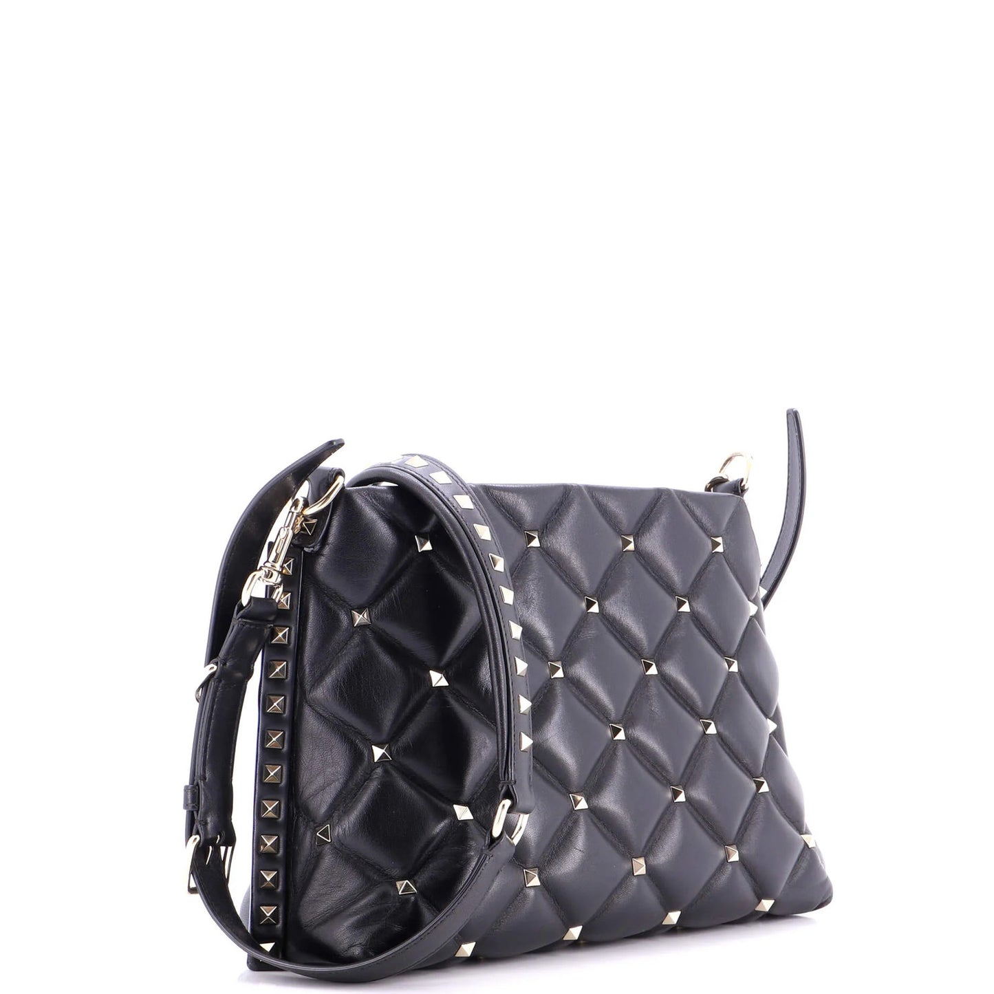 Valentino Garavani Candystud Messenger Bag Leather Large