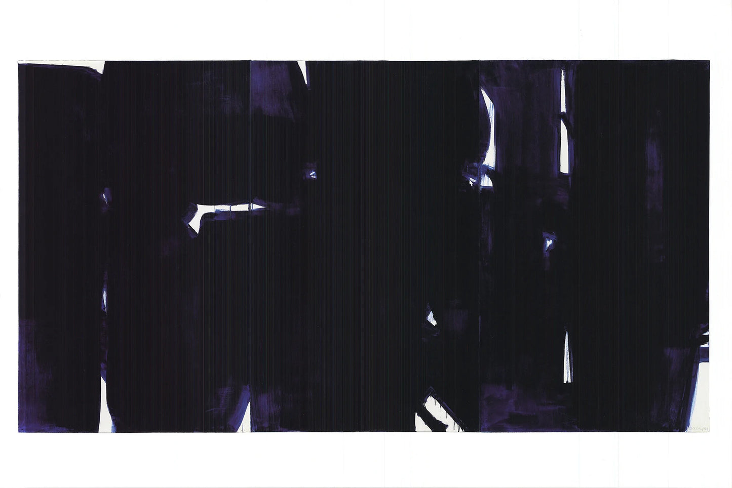 Pierre Soulages Painting June 3, " Offset Lithograph Abst