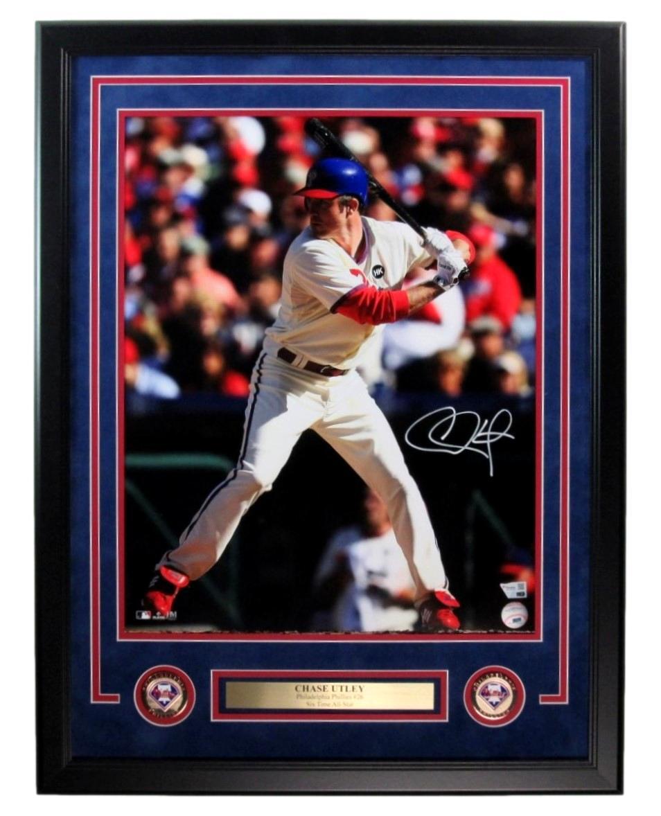 Chase Utley Signed 16X20 Photo Philadelphia