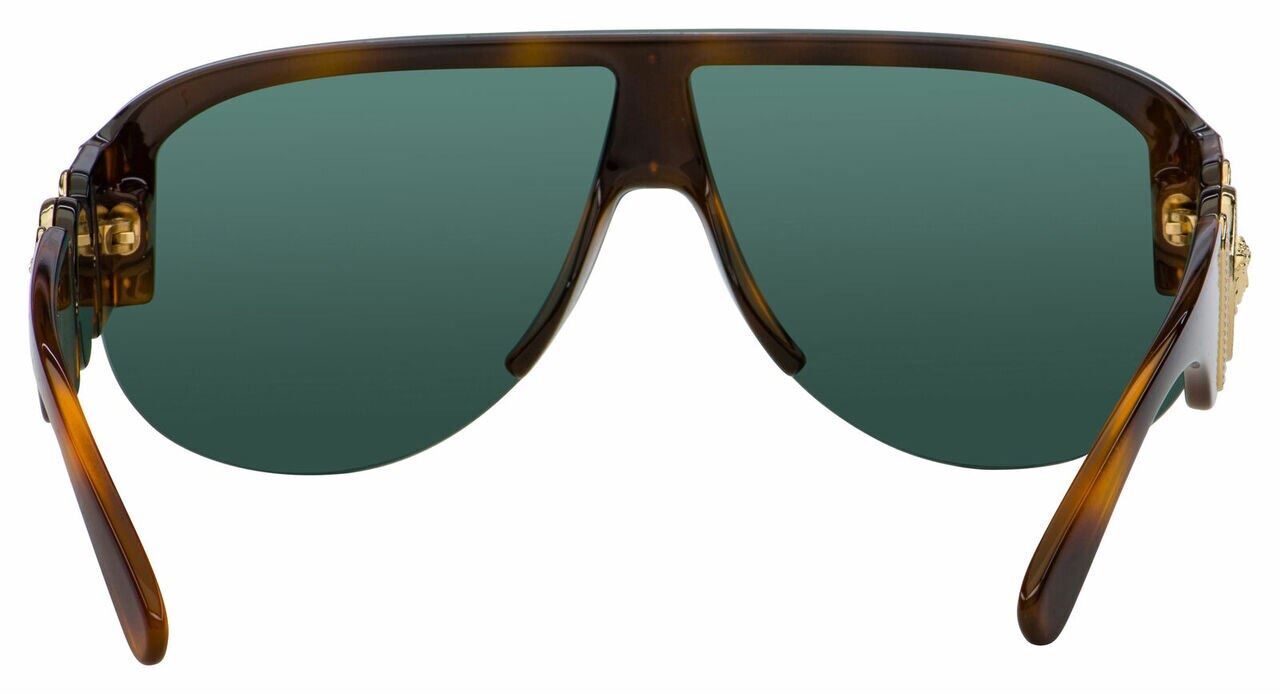 Versace Ve4391 531771 Havana Aviator Men'S 48 Mm