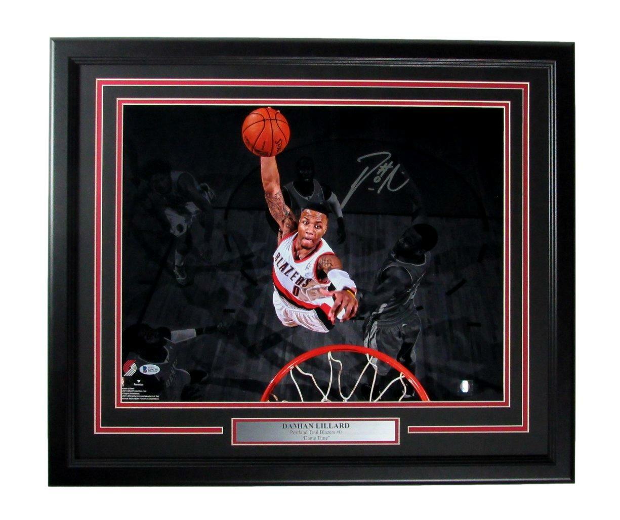 Damian Lillard Trail Blazers Signed/Auto 16X20