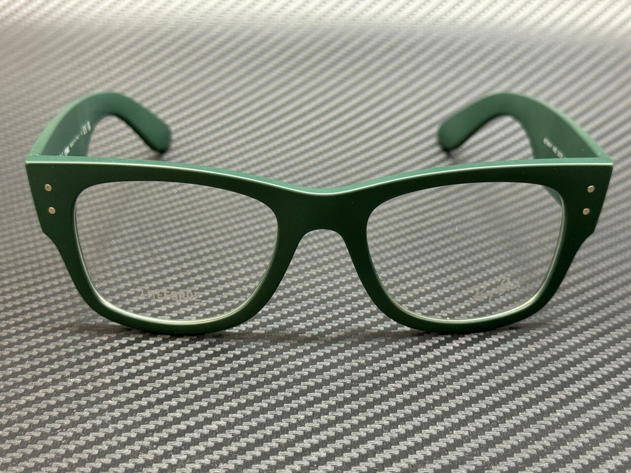 Ray Ban Rx7840V 8062 Matte Green Unisex 52 Mm