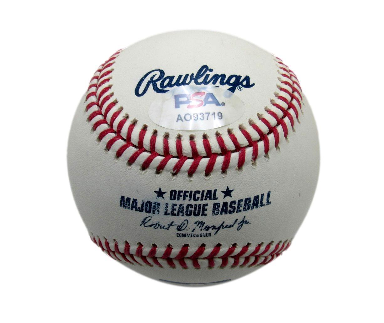 Mike Trout Signed/Autographed Oml Baseball Los