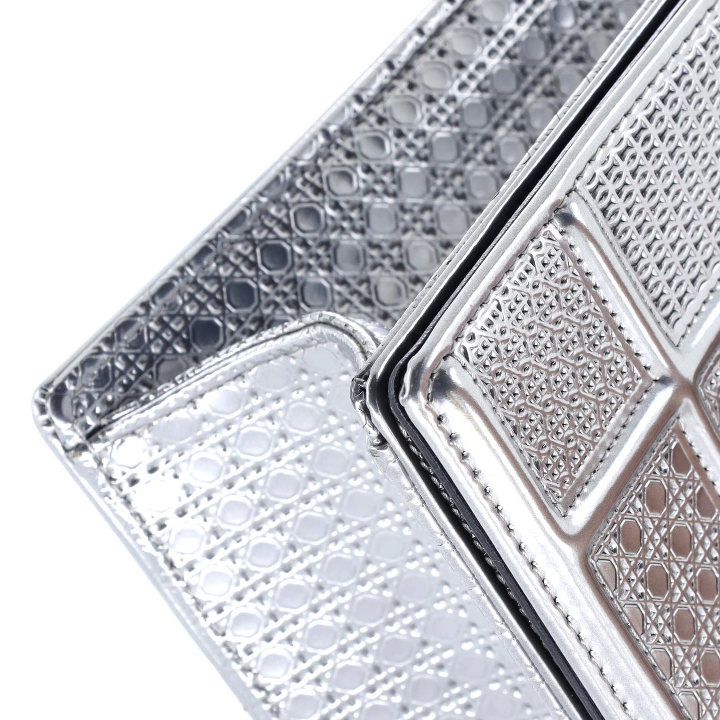 Christian Dior Diorama Flap Bag Cannage Embossed Calfskin Medium