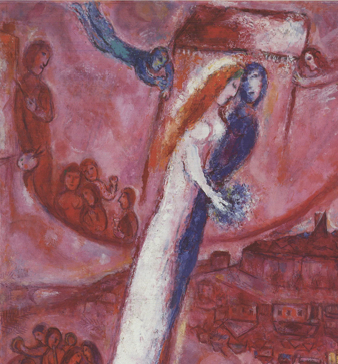 Marc Chagall The Song Of Songs Iii " Offset Lithograph Moderni