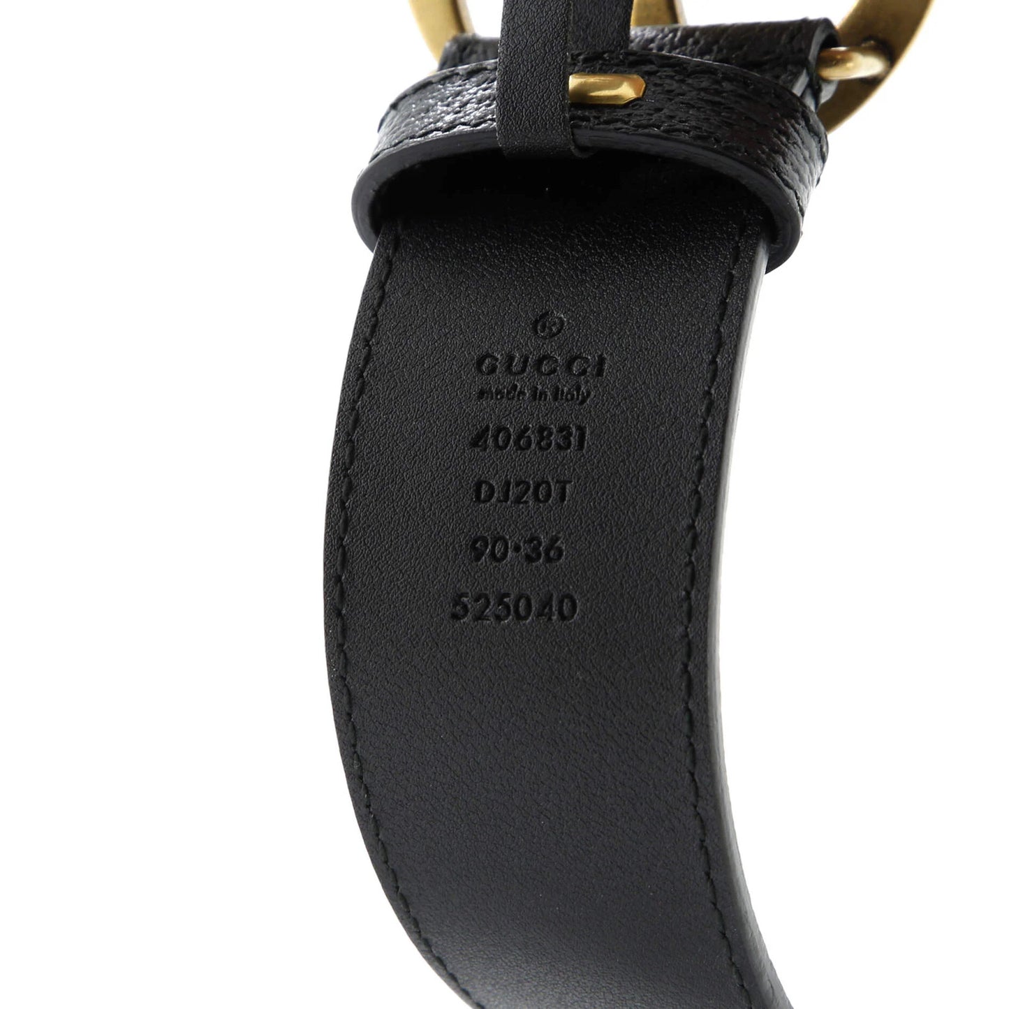 Gucci Gg Marmont Belt Leather Wide