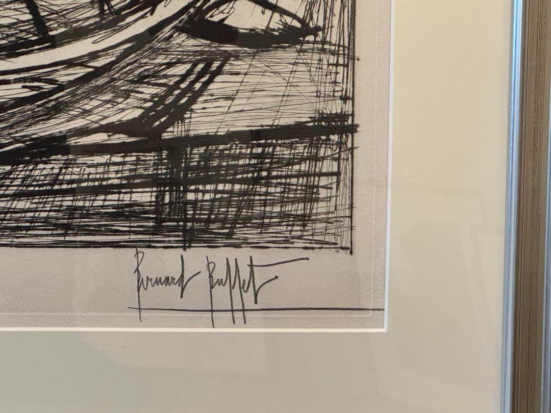 Bernard Buffet Original Drypoint Etching "Lobster" Hand Signed Limited France
