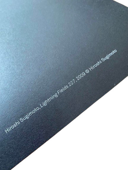 HIROSHI SUGIMOTO lightning fields 227, 2009 limited edition exhibition poster