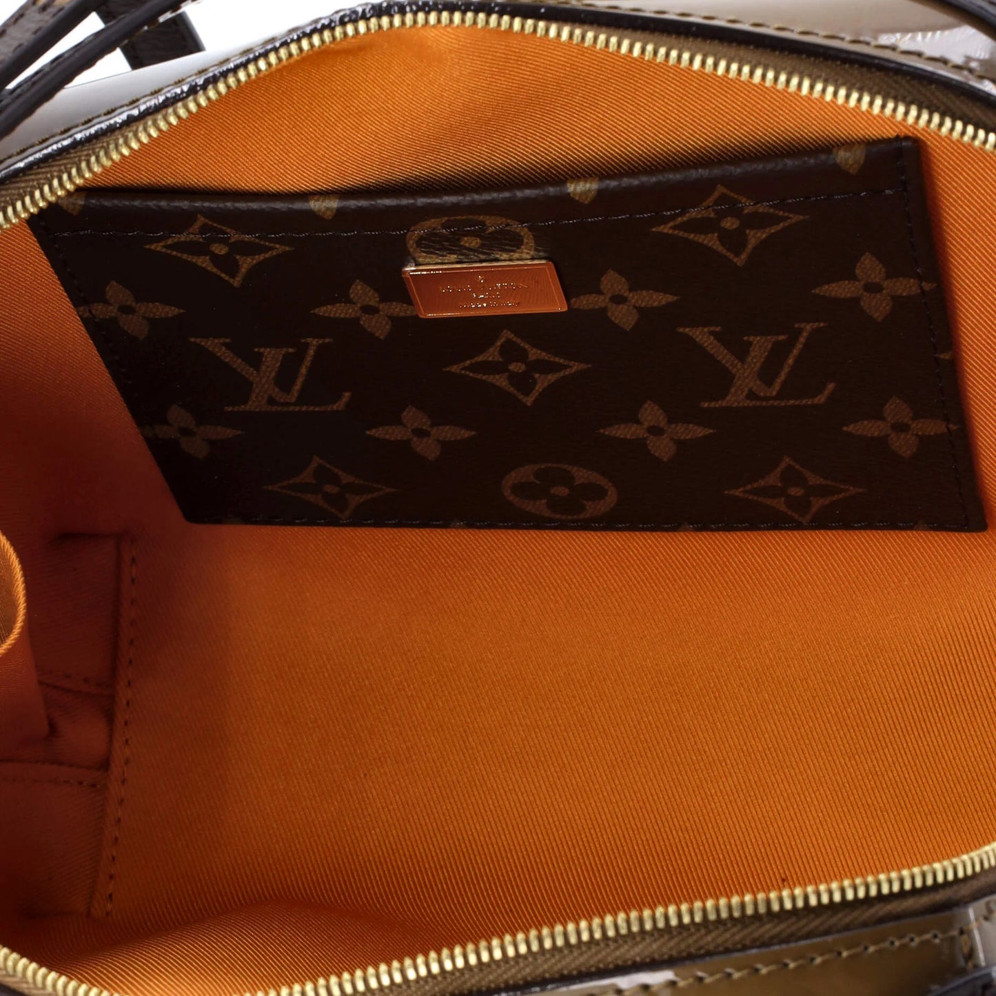 Louis Vuitton Venice Handbag Vernis With Monogram Canvas