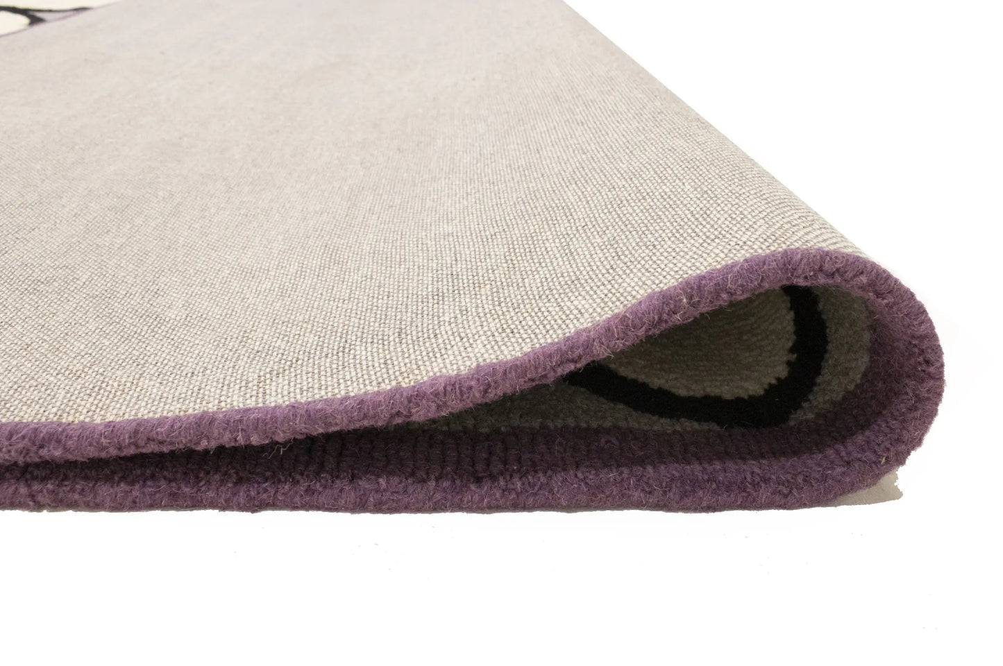 Multicolored Trellis Design Wool 5X8 Hand-Tufted