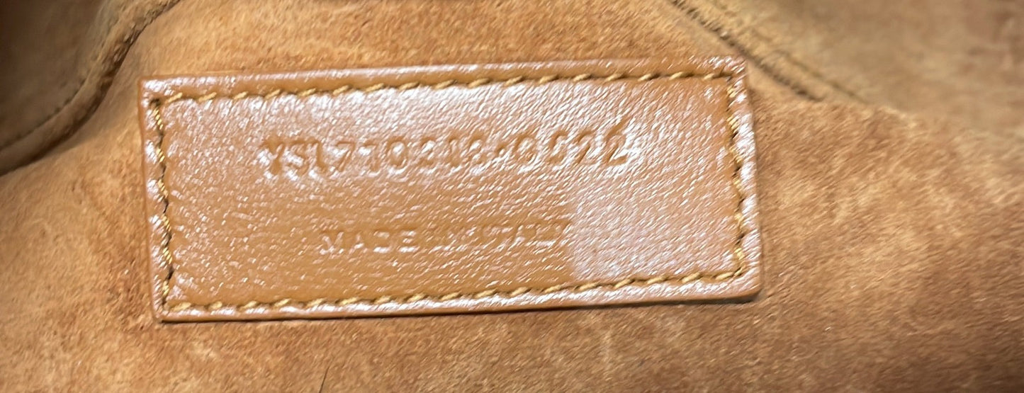 Saint Laurent Le 5 A 7 Hobo Leather Mini