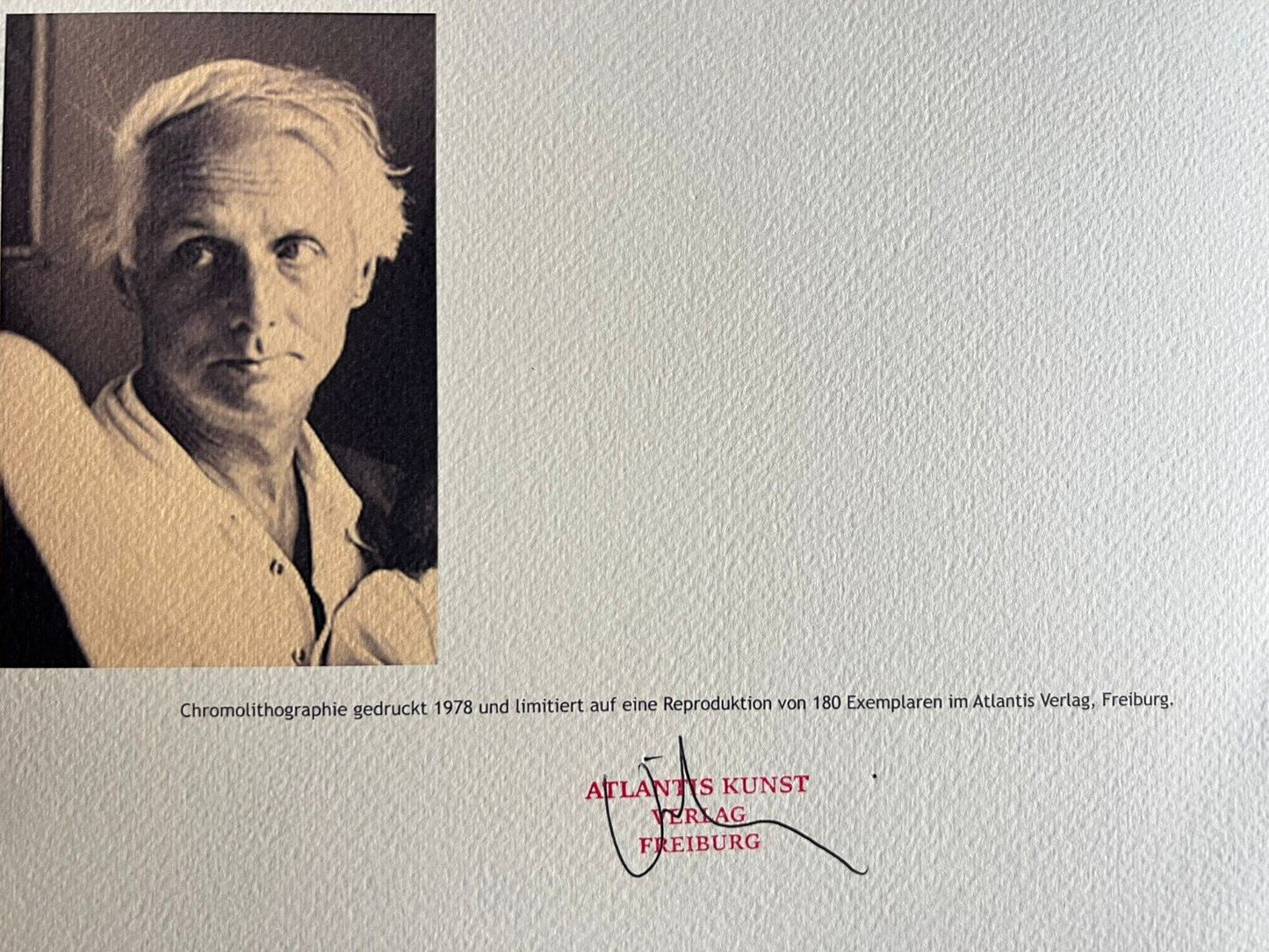 Max Ernst Lithograph Coa Signed Op Numbered By
