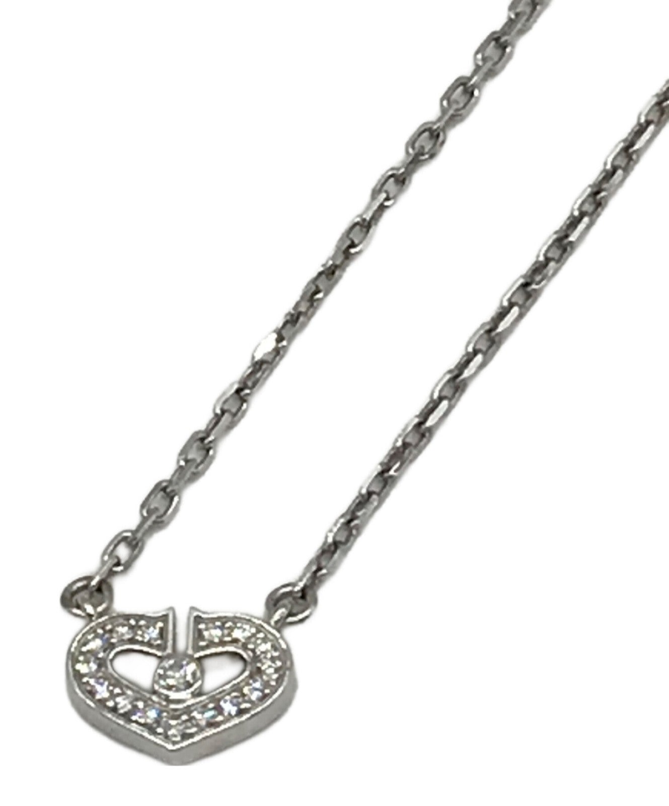 Cartier C Heart Diamond Necklace