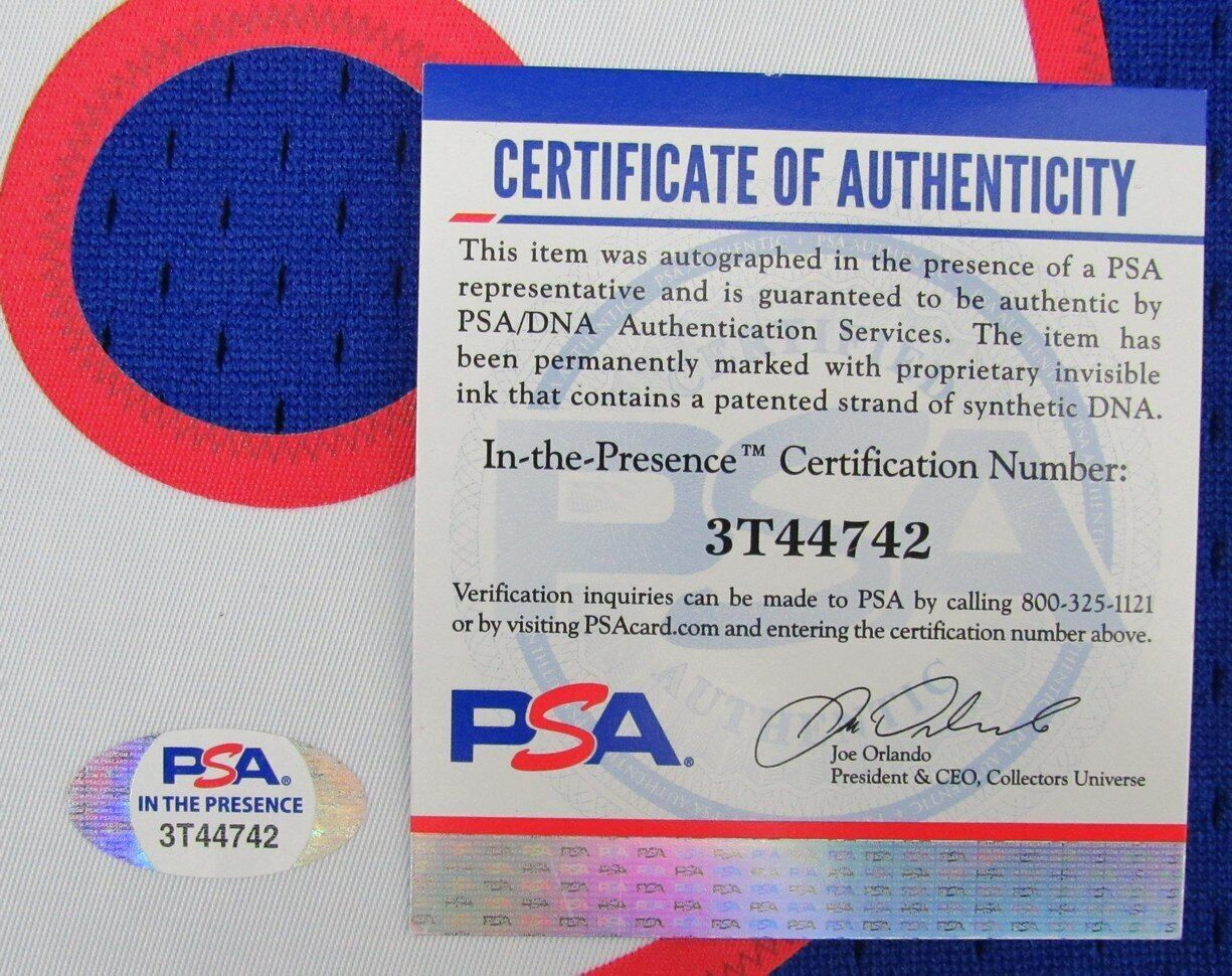 Julius Erving Hof Autographed Mitchell & Ness