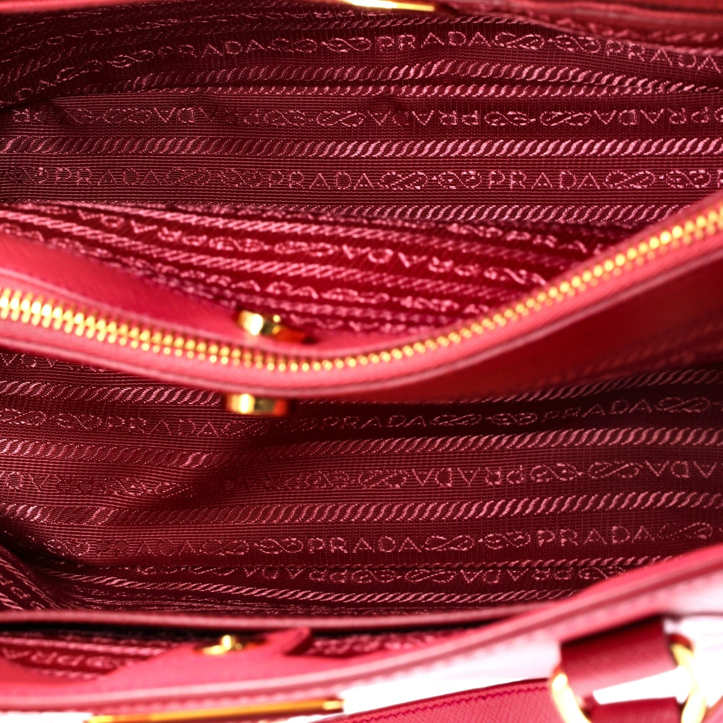 Prada Lux Open Tote Saffiano Leather Medium