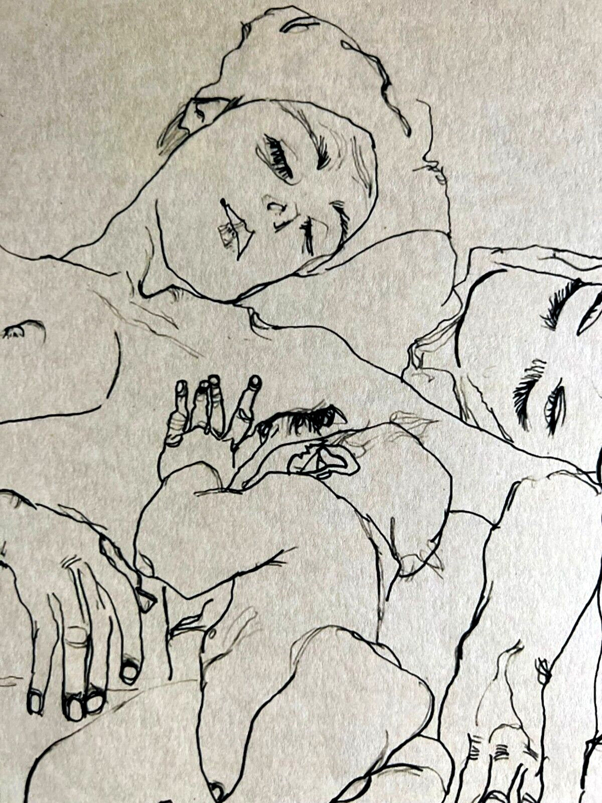 Egon Schiele Lithograph C