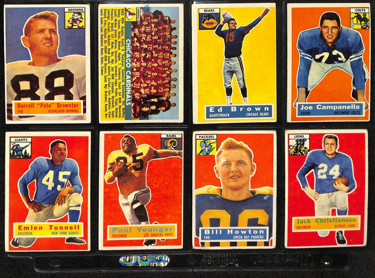 1956 Topps Football Card Complete Set (1-120)